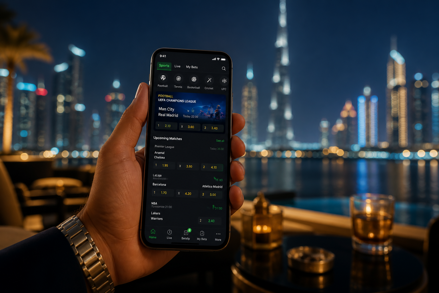 Mobile betting app UAE licensed path